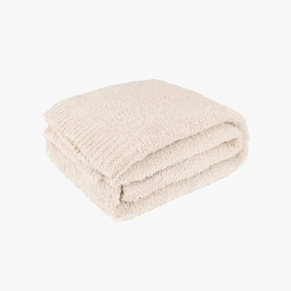 Buttery Soft Fluffy Knit Blanket