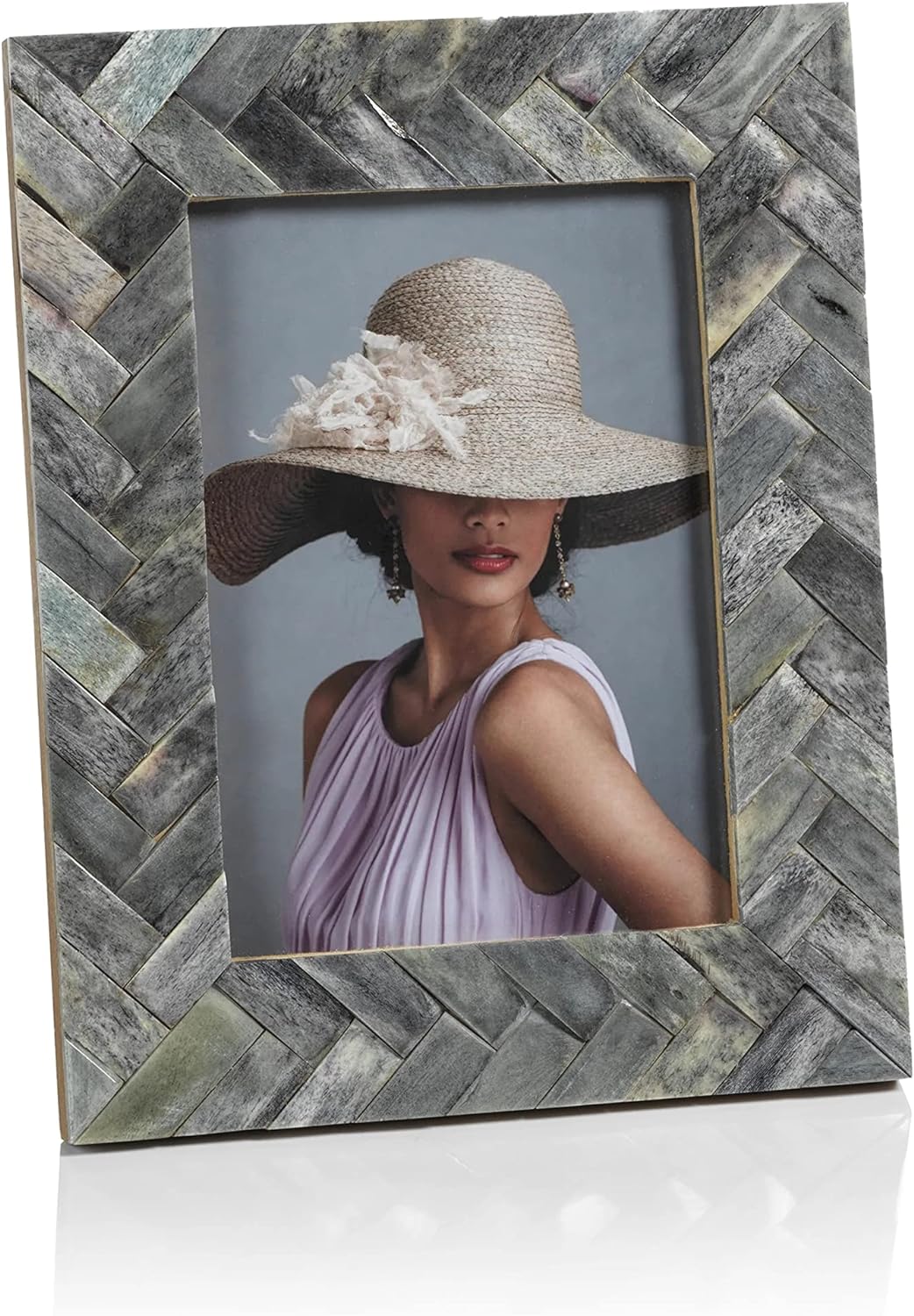 Woven Bone Photo Frames (4x6)