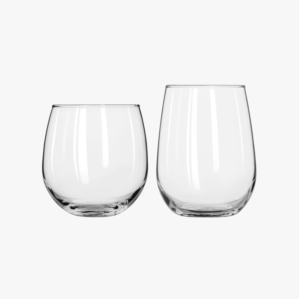 8-Piece Stemless Wine Glass Set