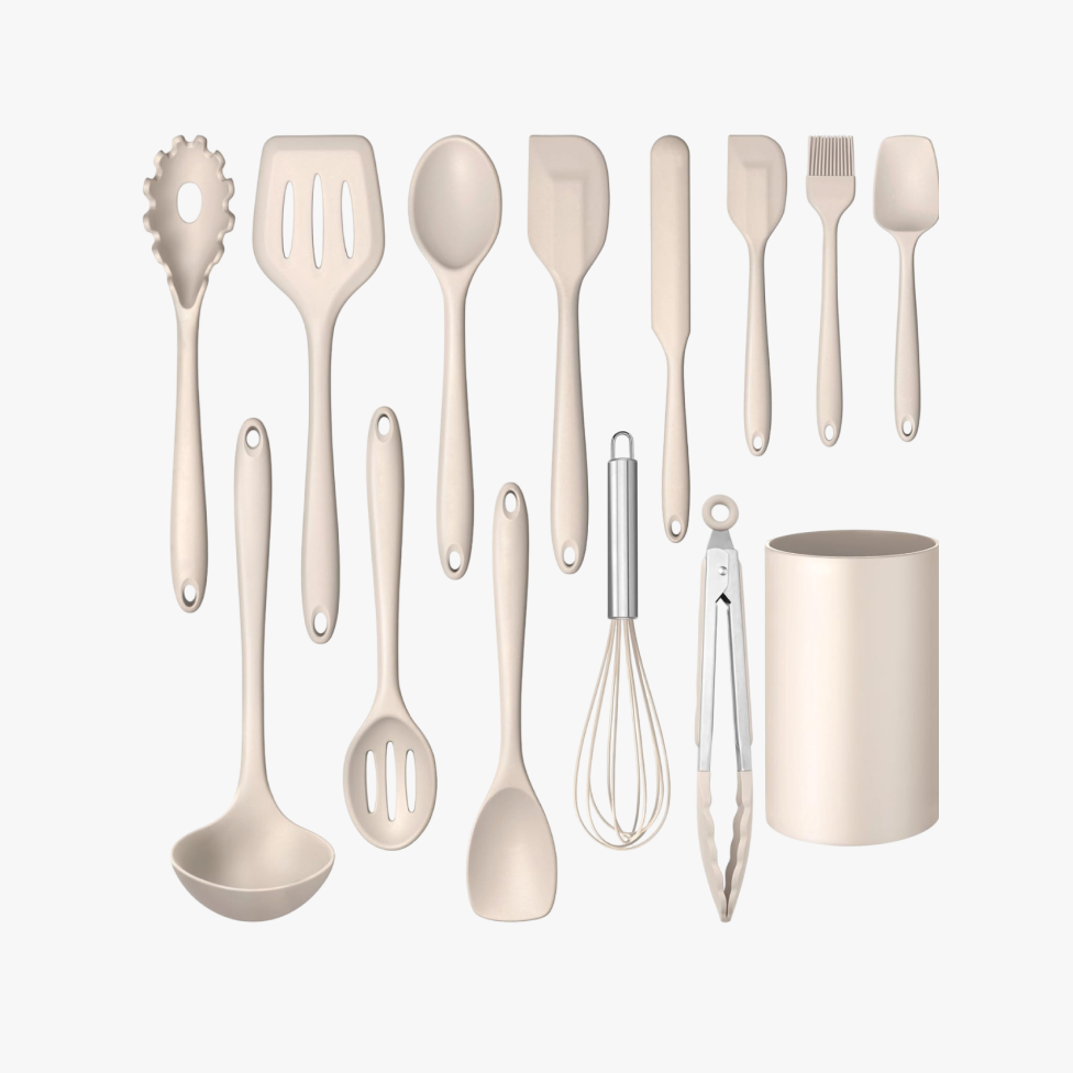 14-Piece Silicone Cooking Utensils