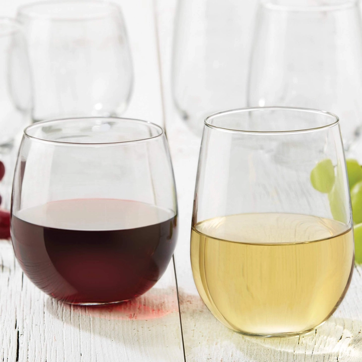 8-Piece Stemless Wine Glass Set