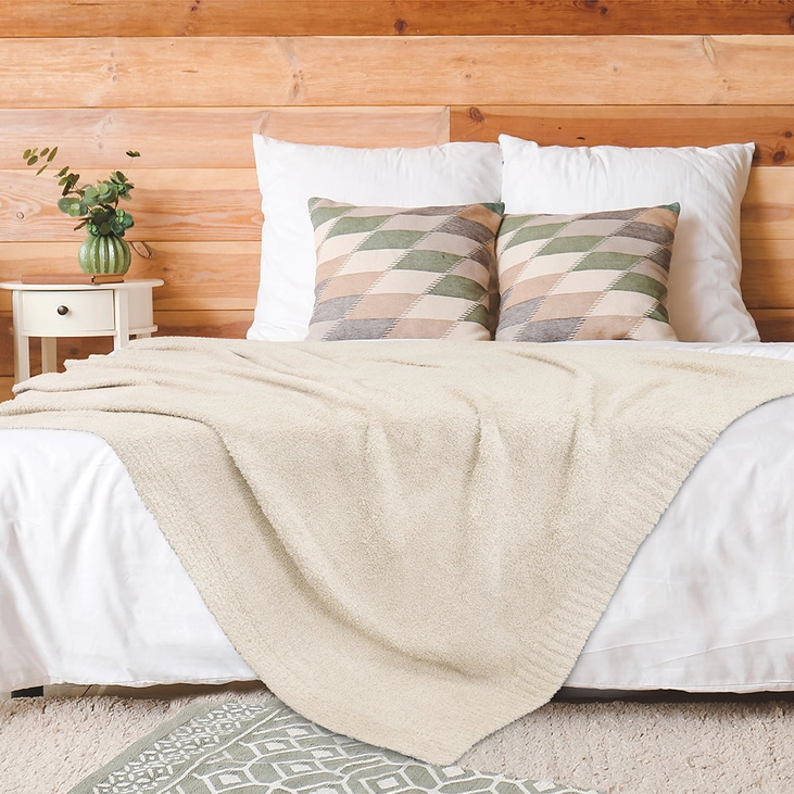 Buttery Soft Fluffy Knit Blanket